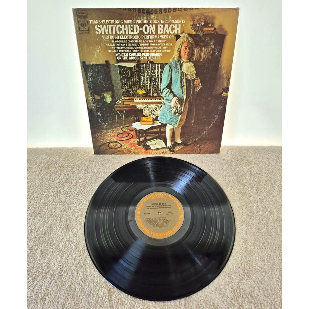 Walter Carlos - Switched-On Bach Vinyl LP Columbia MS 7194 Stereo 33 RPM 12"